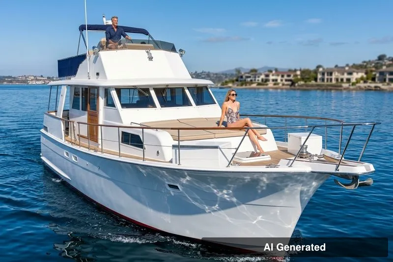 The Image of Hatteras 58 Cockpit Motor Yacht 1974 - 0