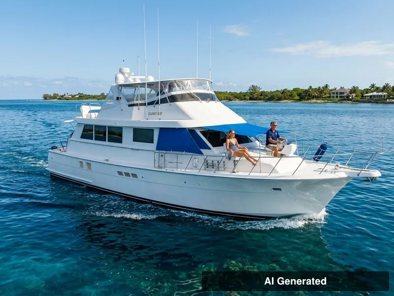 The Image of Hatteras 70 Sport Deck Motor Yacht 1996 - 0