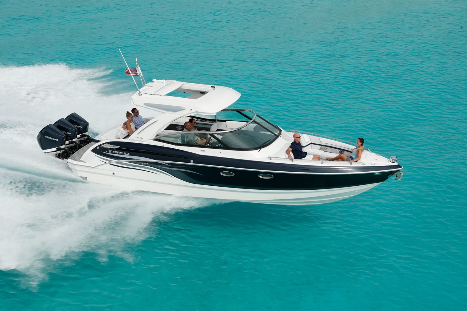 Slide: The Image of Formula 330 Crossover Bowrider 2026 - 2