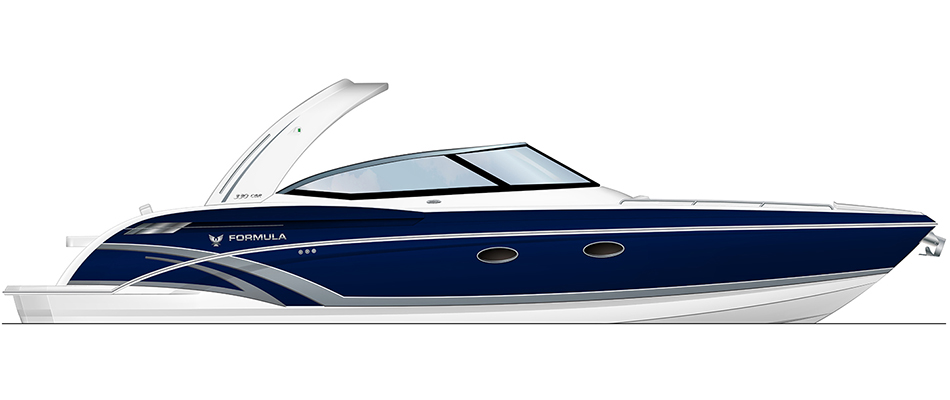 Slide: The Image of Formula 330 Crossover Bowrider 2026 - 19