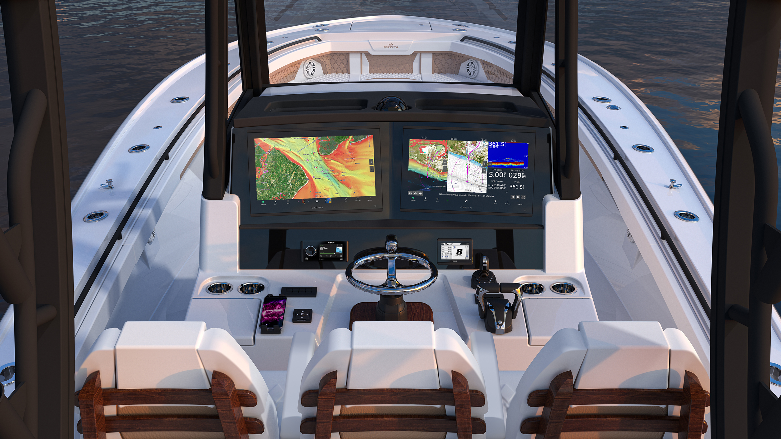 Slide: The Image of Regulator Marine 35 Center Console 2027 - 1